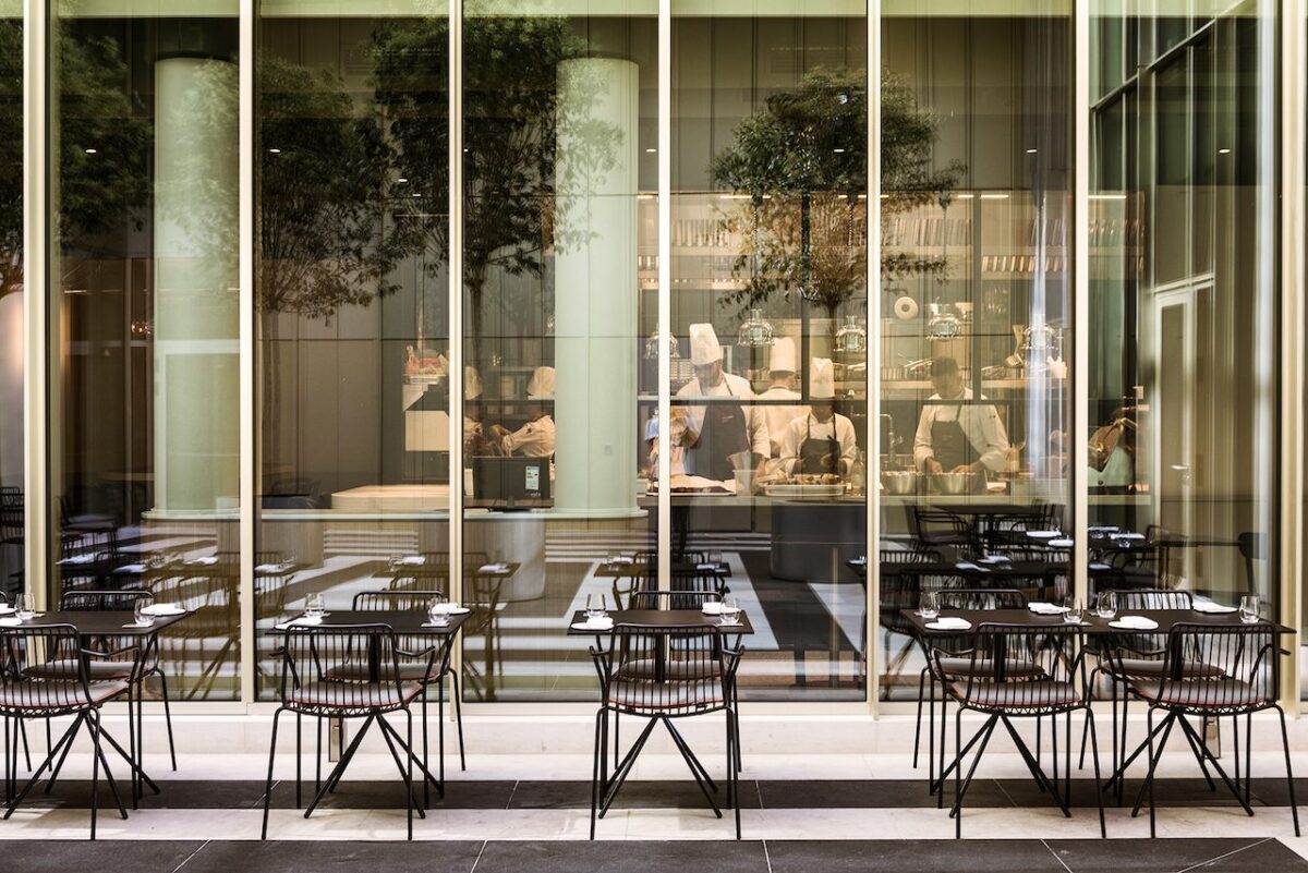 immagine insonorizzazione ristorante open colonna